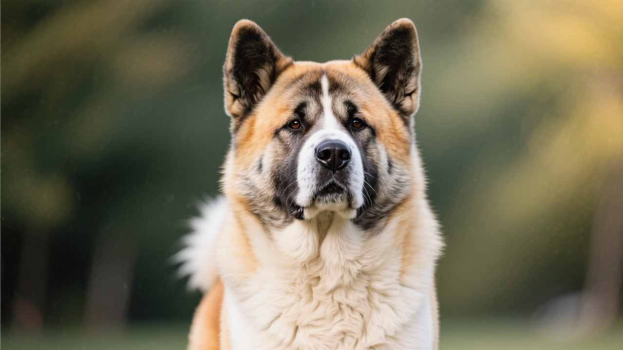 美国秋田犬 主视图